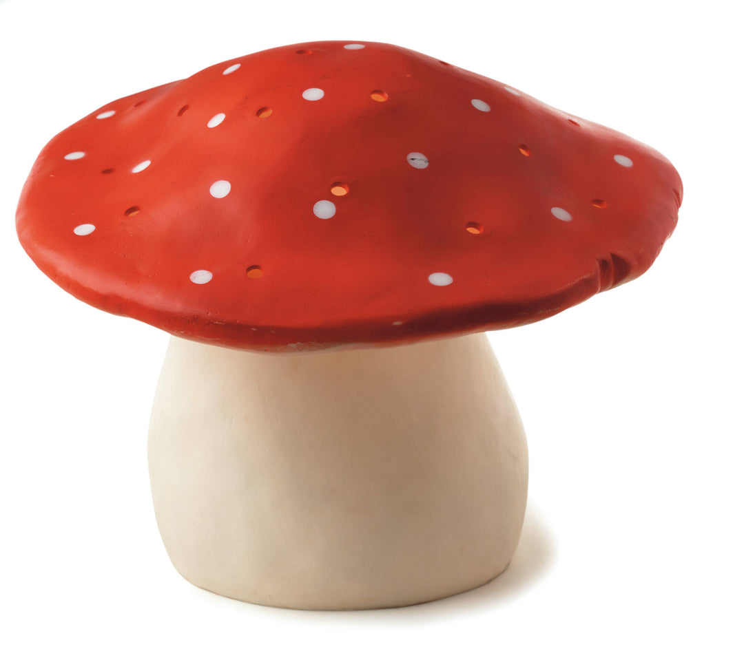 Egmont Medium Mushroom Lamp - Red