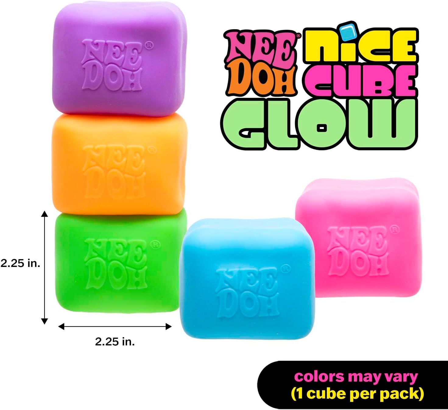NeeDoh Nice Cube Glow – Hopscotch Kids