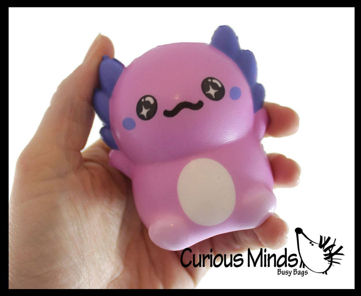 Curious Minds Toys Axolotl Slow Rise Squishy Toys
