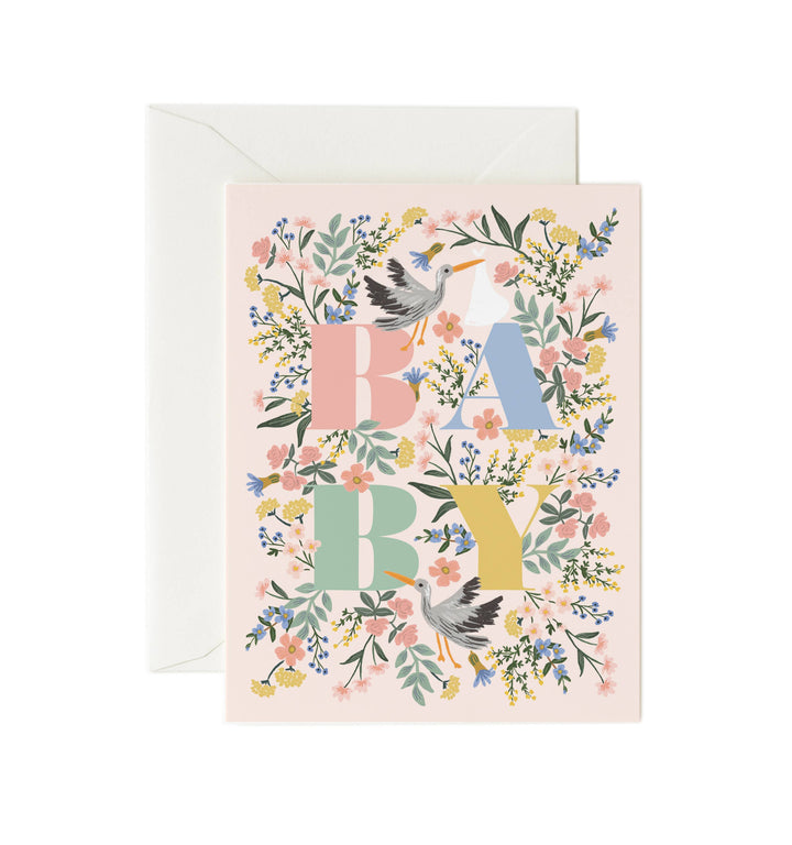 Rifle Paper Co Mayfair Baby Card