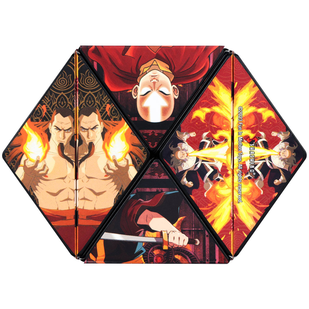 Shashibo Avatar Fire Magnetic Puzzle Cube