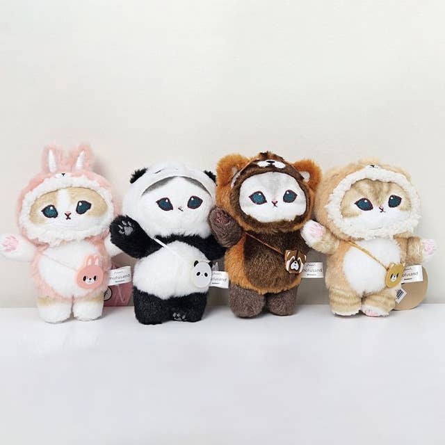 Mofusand Plush Keychain 9cm – Animal Costume Series