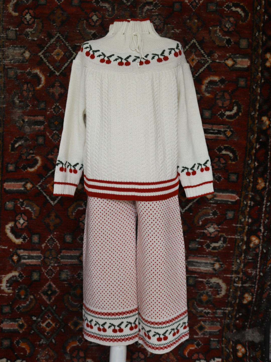 Kalinka Kids Ornela Cherry Knit Pants