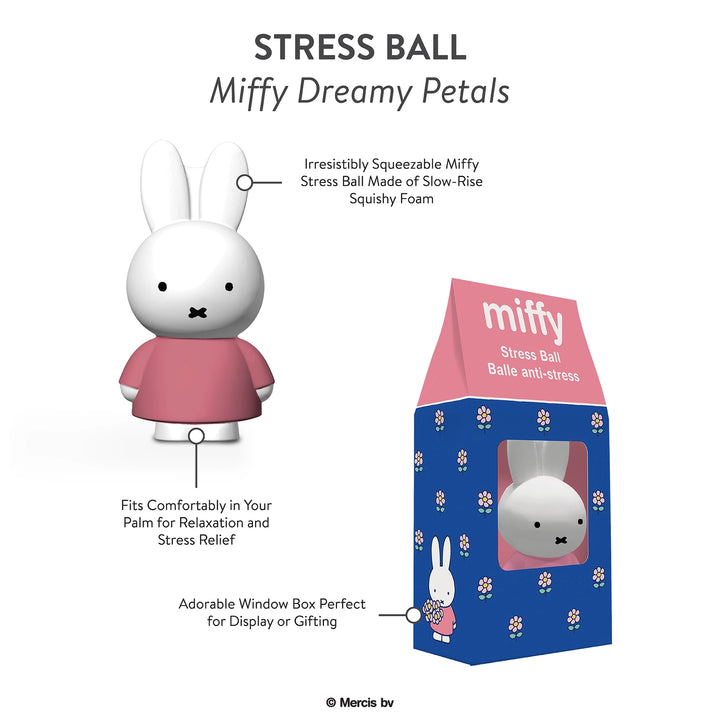 Studio Oh! Miffy Dreamy Petals Squishy Stress Ball