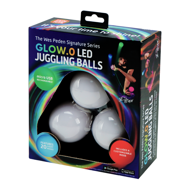 Glow.0 LED Juggling Ball Set, Wes Peden