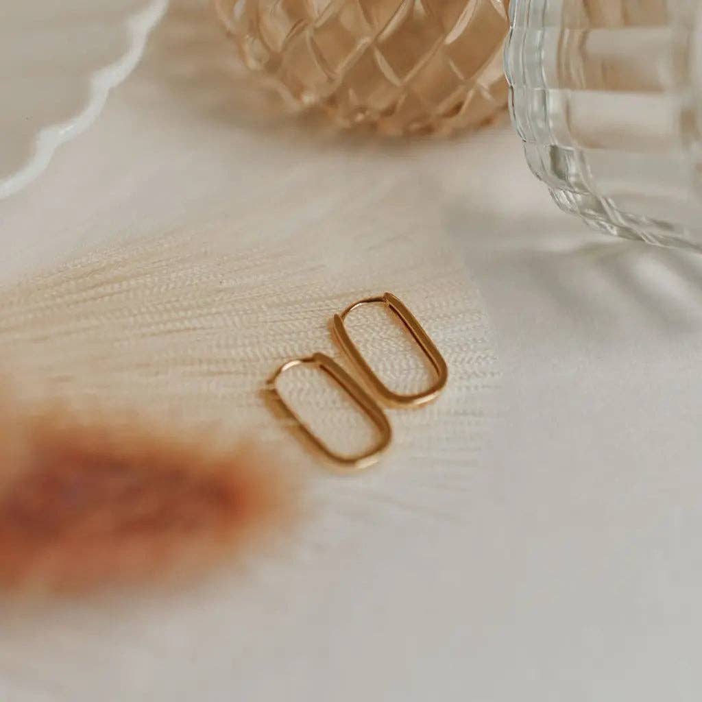 Mauve Jewelry Co. Avery Gold Hoops