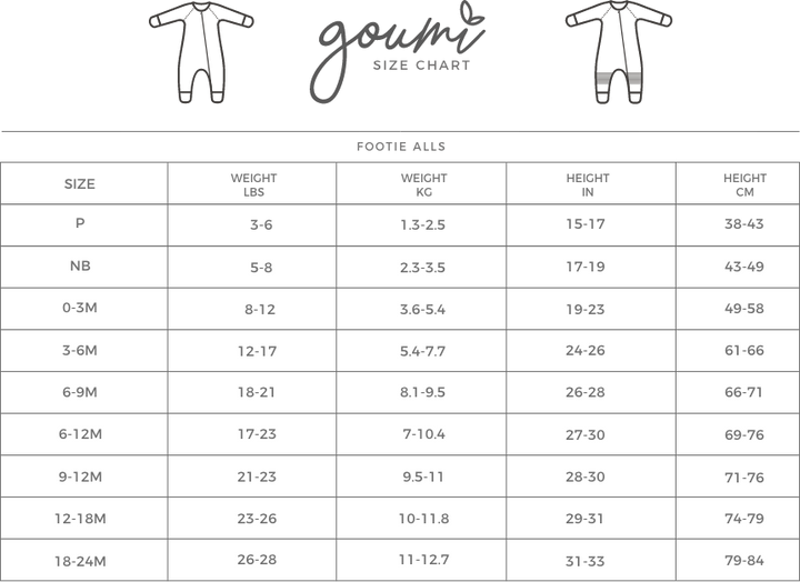Goumi Grow With You Footie - Rose