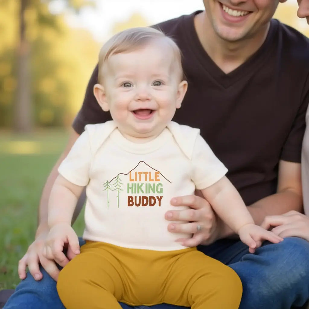 Finn + Emma Baby Organic Graphic Bodysuit - Hiking Buddy