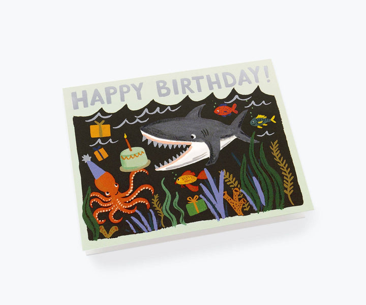 Rifle Paper Co. Shark Birthday Card