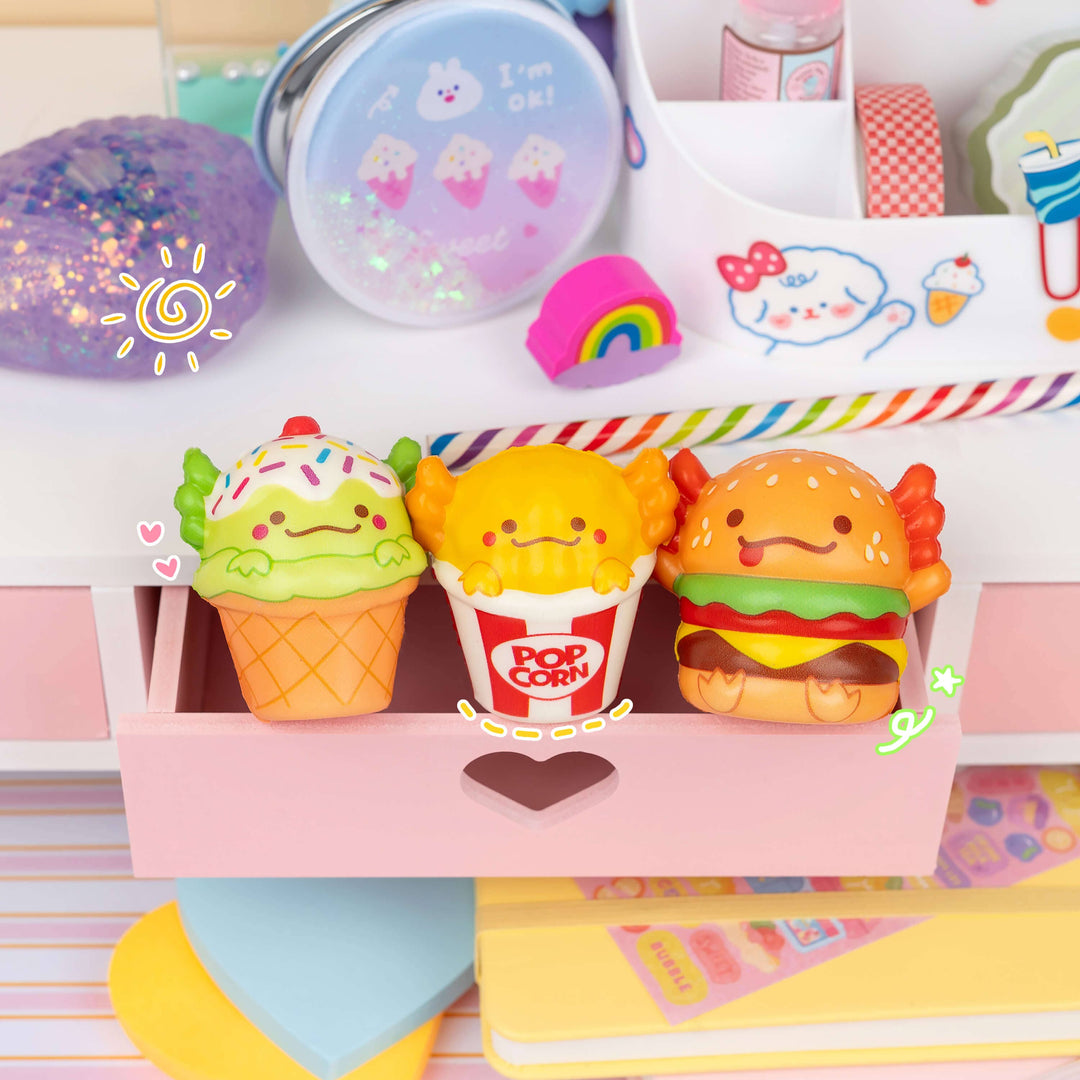 Kawaii Slime Snaxolotl Mini Squishies