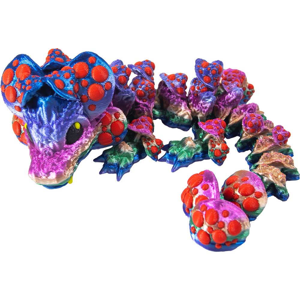 Kheops International Medium Mushroom Dragon - Assorted Colors