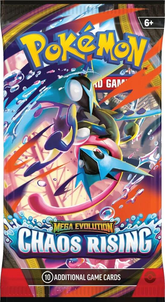 Pokemon Mega Evolution Chaos Rising Booster Pack ME04