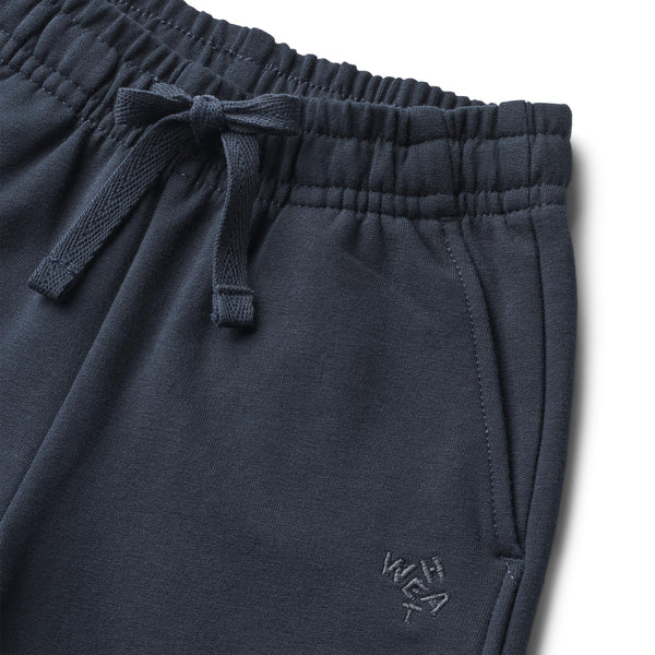 Wheat Cruz Baby Sweatpants - Navy