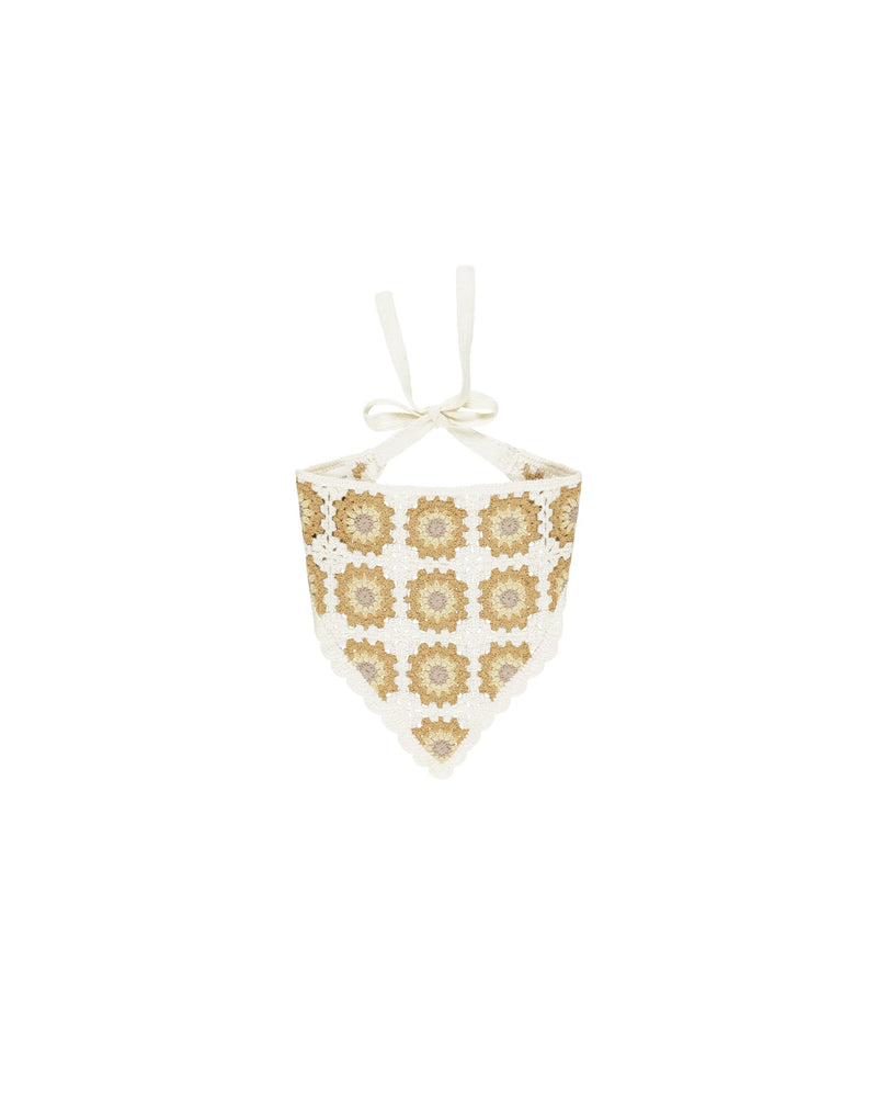 Rylee + Cru Crochet Scarf Headband - Marigold Daisy