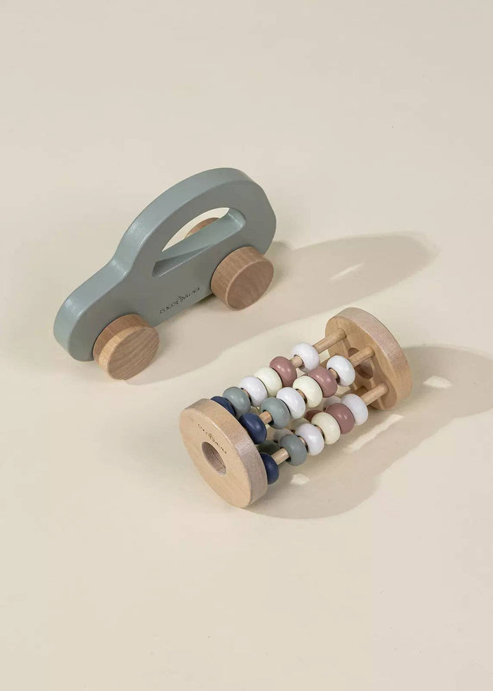 Coco Village Wooden Baby Toy Gifting Set - Abacus & Car