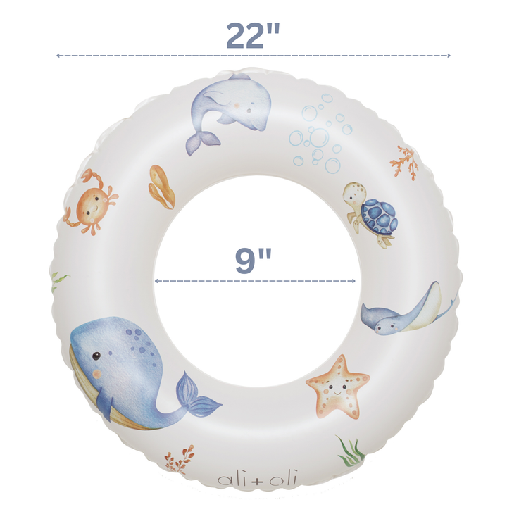Ali+Oli Junior Swim Ring Pool Float - Undersea