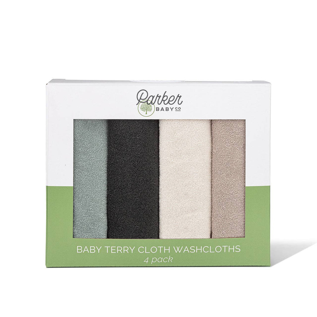 Parker Baby Co. Terry Baby Washcloths 4 Pack