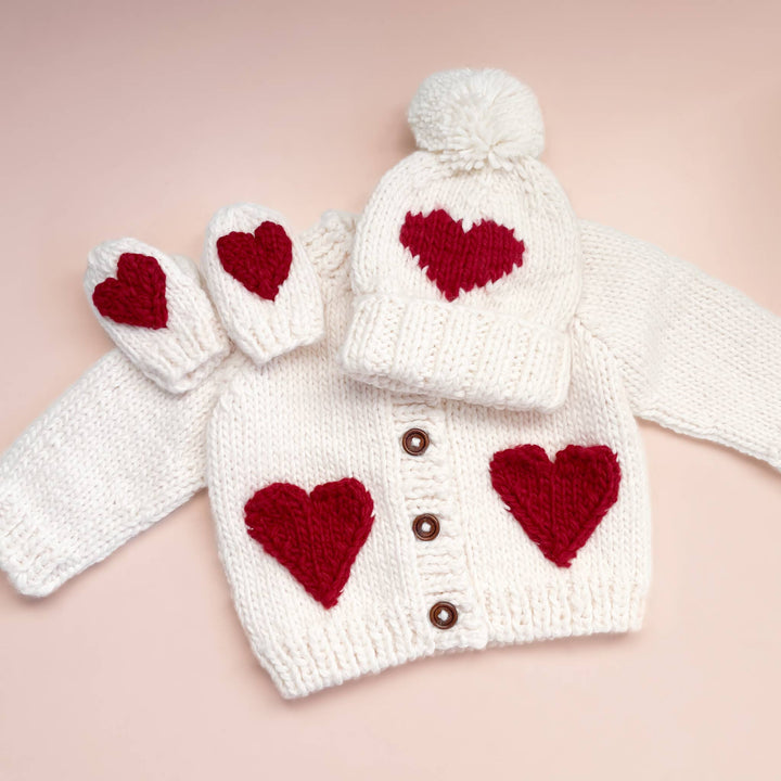 Blueberry Hill Heart Mittens