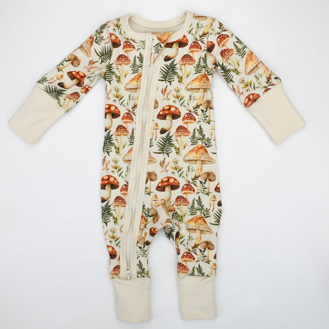 Earthy 2-Way Zip Front Zipper Sleeper - Anise