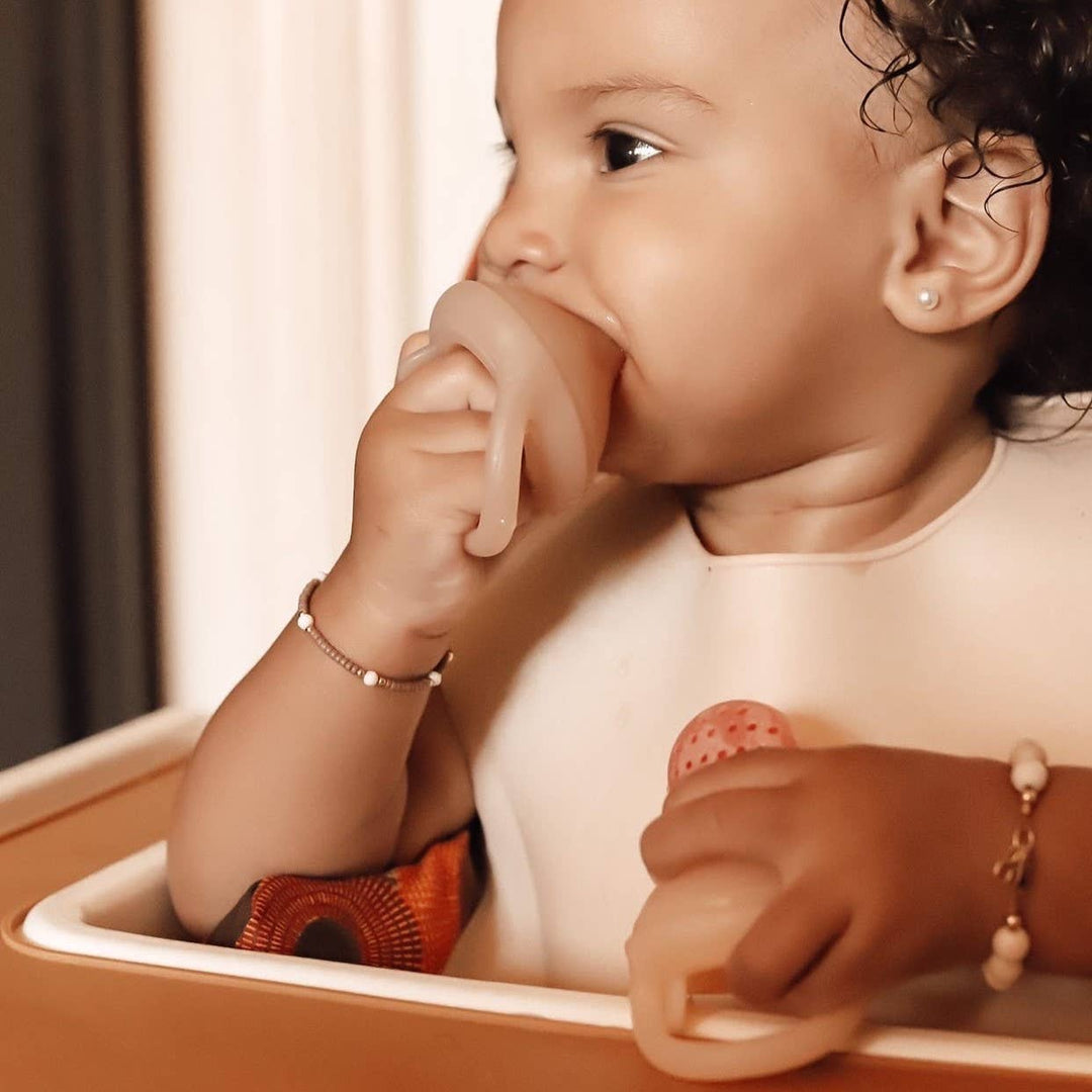 Ali + Oli Silicone Food & Fruit Feeder - Oat & Coco