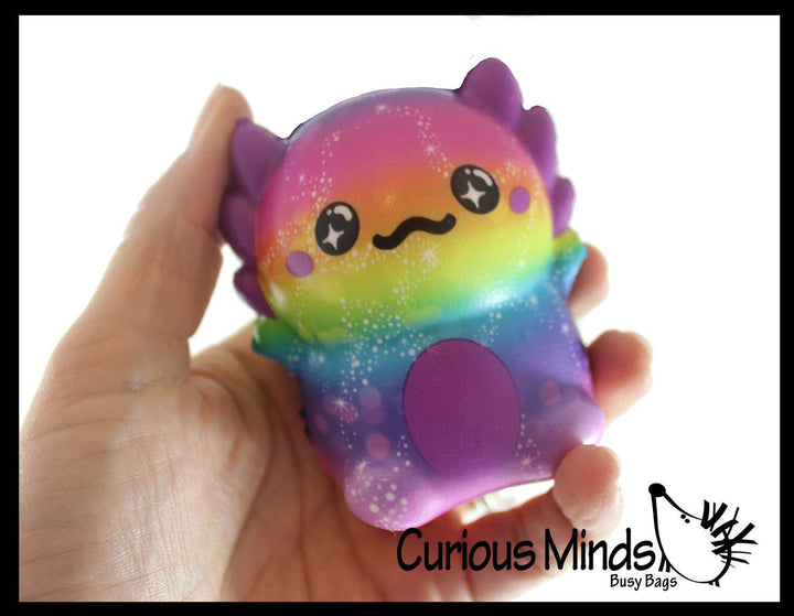 Curious Minds Toys Axolotl Slow Rise Squishy Toys
