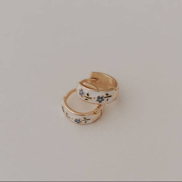 Mauve Jewelry Co Daphne Tea Cup Hoops