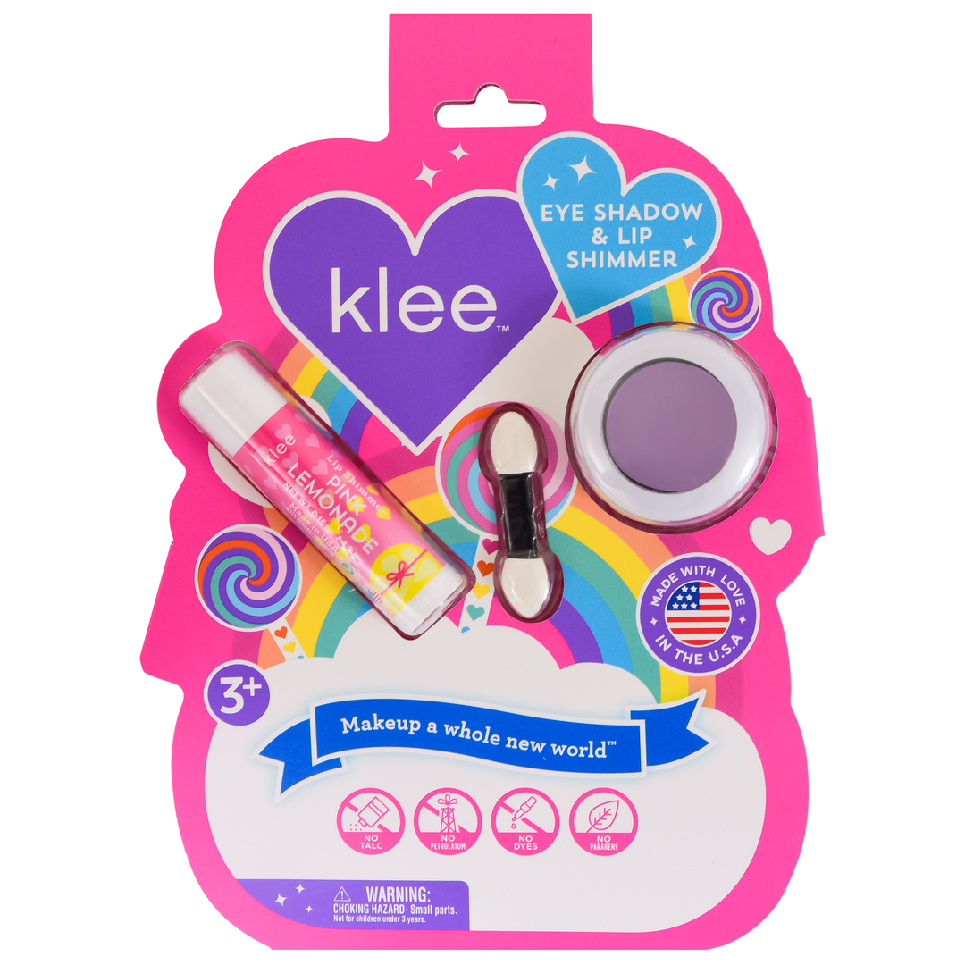 Klee Kids Wildflower Shimmer - Eye Shadow and Lip Shimmer Set