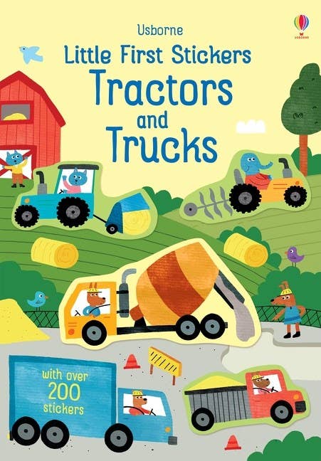 Usborne Little First Stickers Tractors And Trucks