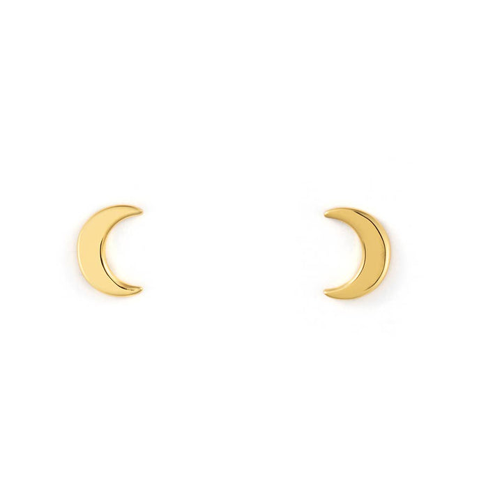 Bronwen Crescent Moon Post Earrings