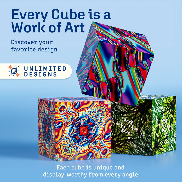 Shashibo Avatar Fire Magnetic Puzzle Cube