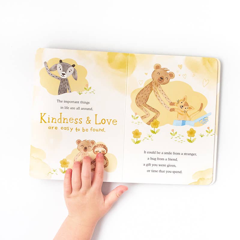 Slumberkins Honey Bear's Gratitude Plush Set - 2 Books