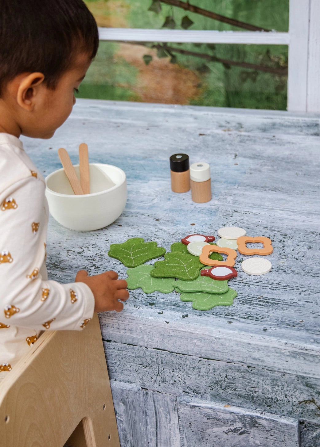 Coco Village Wooden Salad Playset
