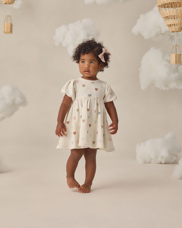 Quincy Mae Darla Dress - Confetti Hearts