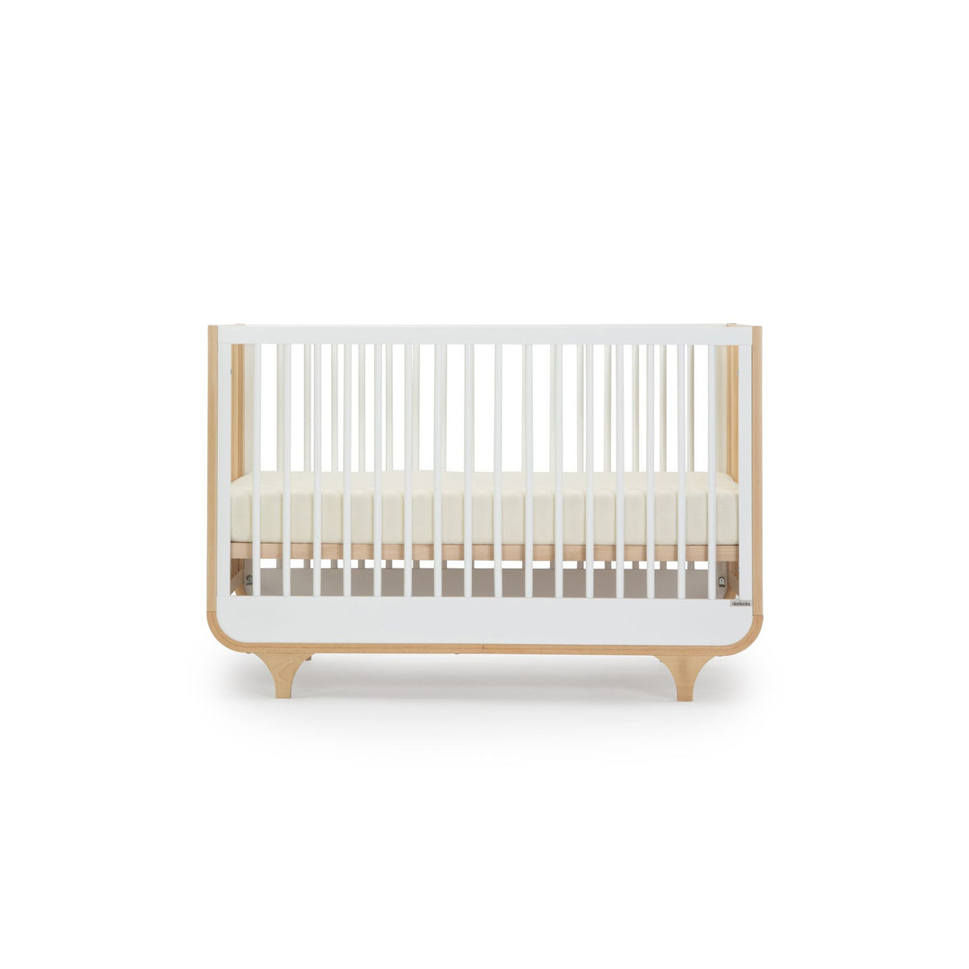 Dadada Jolly 3-in-1 Crib - White/Natural