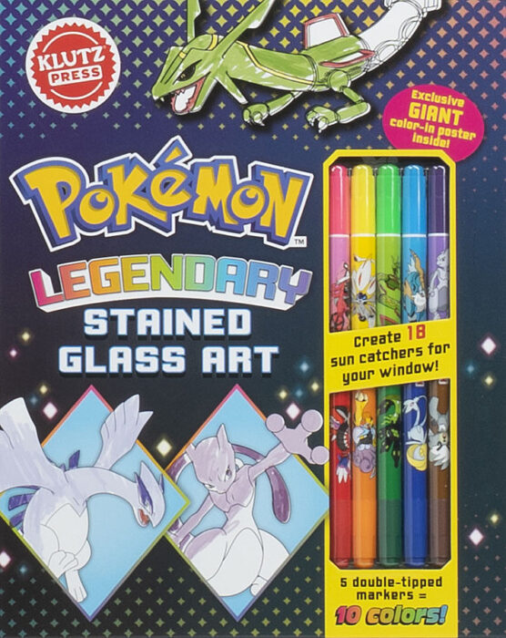 Klutz Pokemon Legendary Stained Glass Art