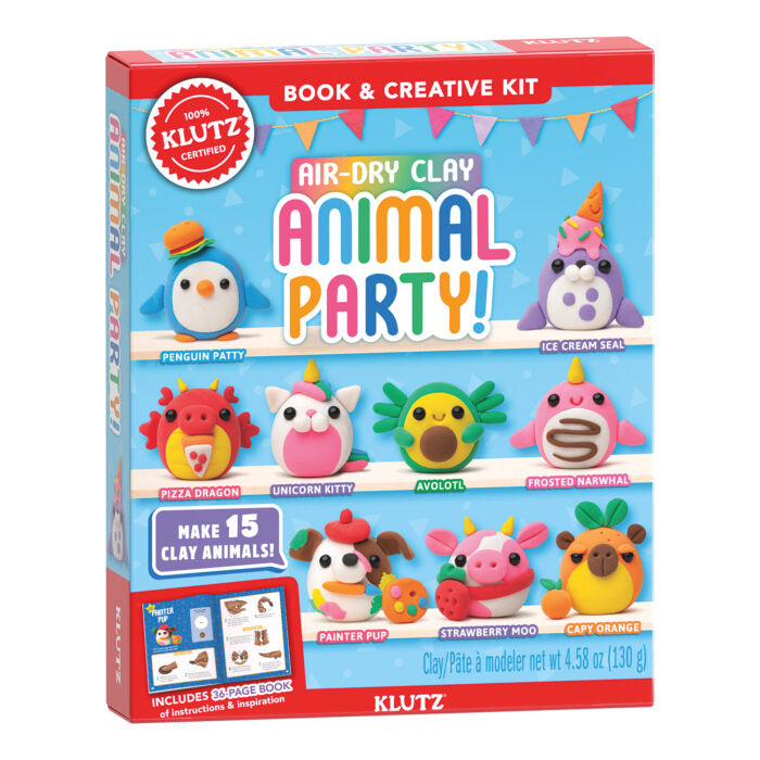 Klutz Air-Dry Clay Animal Party