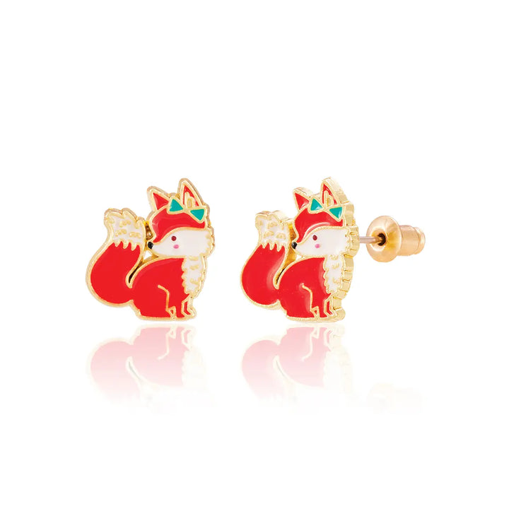 Girl Nation Fancy Fox Cutie Stud Earrings