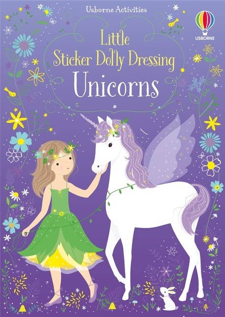 Usborne Little Sticker Dolly Dressing Unicorns