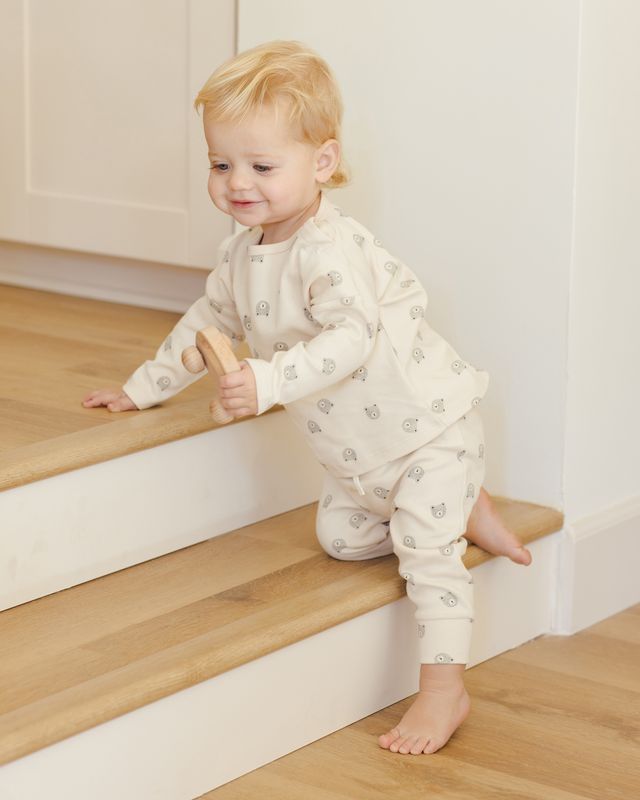 Quincy Mae Drawstring Pant - Bears