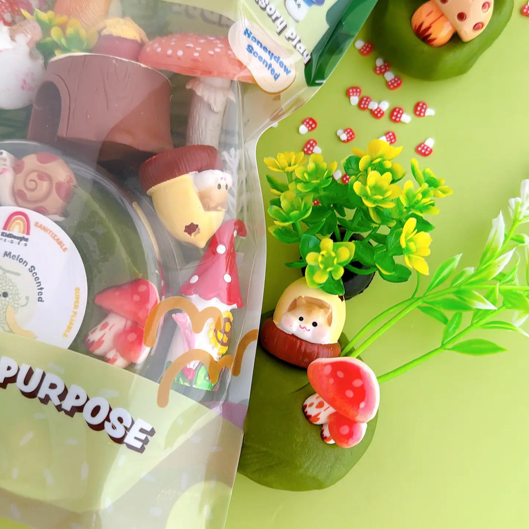 Earth Grown KidDoughs Mushroom Meadow Kiddough Play Kit