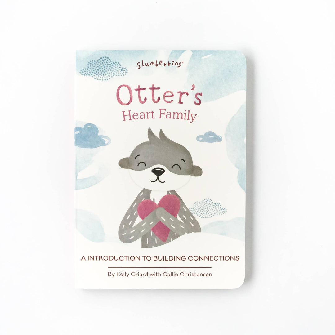 Slumberkins Otter's Building Connections Plush Snuggler Set - 2 Books