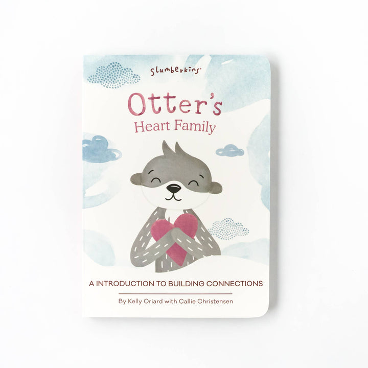 Slumberkins Otter's Building Connections Plush Snuggler Set - 2 Books