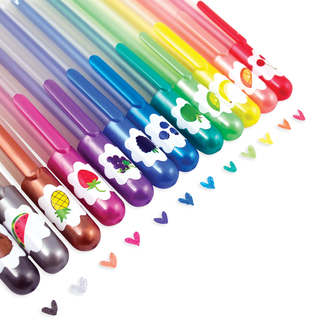 Ooly Yummy Yummy Scented Glitter Gel Pens (Set of 12)