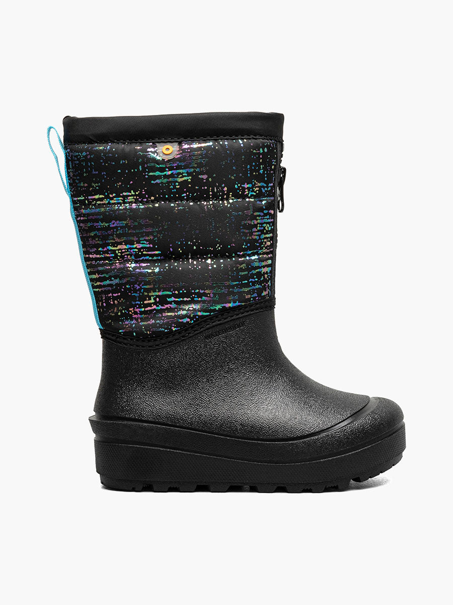 Bogs Snow Shell Zip Boots - Metallic Stripes