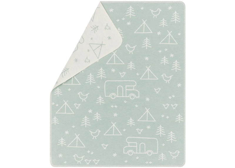 David Fussenegger Juwel Baby Blanket - Camping Green