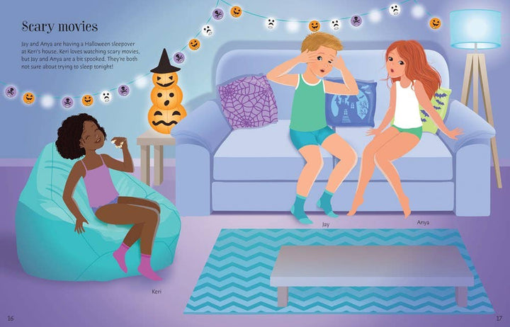 Usborne Sticker Dolly Dressing Halloween Party