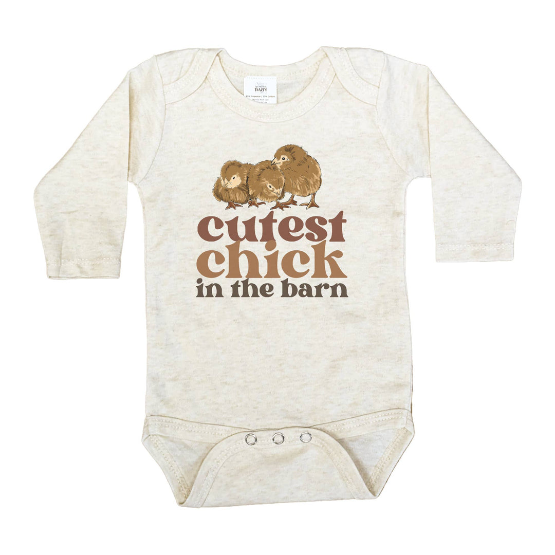 Barefoot Baby Chick Barn Onesie