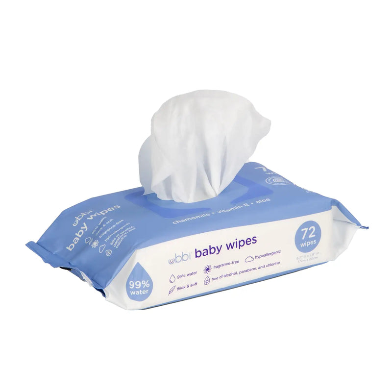 Ubbi Fragrance-Free Baby Wipes, 1 Pack