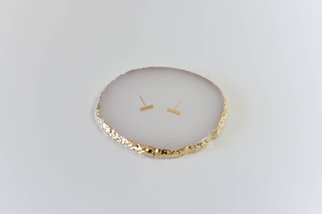 Bella Rey  Maisy 18k Gold Plated Stud Earrings