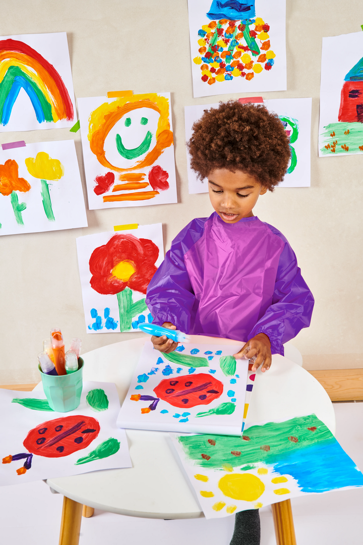 Ooly Easy Squeezy Squeezable Poster Paint Brushes (Set of 6)